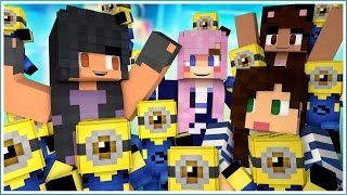 Minecraft Minions Hide n Seek  Ladies Play [upl. by Cord104]