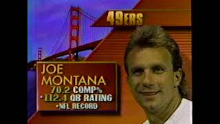 Football 49ers vs Vikings 1990 Div playoffs from VHS master with commercials [upl. by Cocke]