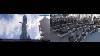 Falcon Heavy Flight and Reactions at SpaceX [upl. by Jessie]