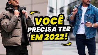 5 JAQUETAS que TODO HOMEM DEVE TER em 2022 será que você já tem esses Modelos [upl. by Nowtna516]