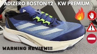 Menyala Abangku 😆🔥🔥Adidas Adizero Boston 12 KW Premium Review Sepatu Lari Bahasa Indonesia [upl. by Aridnere]