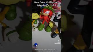 Sonic Prime Mini Figures Unboxing Part 1 of 4 sonicthehedgehog Sonicprime figurines [upl. by Etteniuq]