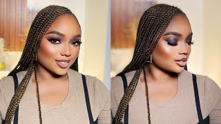 MAKEUP TRANSFORMATION FT MY CLIENT DETAILED BEGINNER MAKEUP TUTORIAL [upl. by Ener]