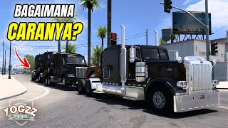 NGERI MENGIRIM 3 TRUK PETERBILT BARU KE DEALER BAKERSFIELD  American Truck Simulator 27 [upl. by Tihom]