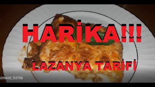 LAZANYA TARİFİ  NEFİS LAZANYA NASIL YAPILIR [upl. by Aiek]