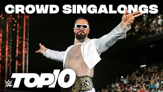 Crowds singing Superstar themes WWE Top 10 Aug 27 2023 [upl. by Netsoj]