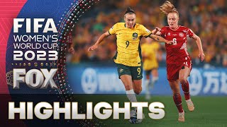 Australia vs Denmark Highlights  2023 FIFA Womens World Cup  Round of 16 [upl. by Hallam]