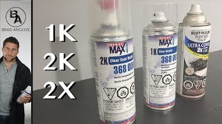 The difference between 1K 2K and 2X clear coat [upl. by Guntar791]