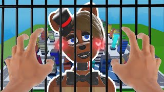 Girl FREDDY in prison Save her from Skibidi Toilet  Roblox Mission [upl. by Orren]