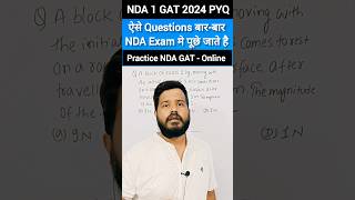 NDA 1 GAT 2024 Questions with Answers  NDA GAT PYQs  NDA GAT Practice Questions  shorts nda yt [upl. by Cornie]