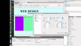 Positioning Several Div Tags Horizontally with CSS in Dreamweaver [upl. by Anailuj329]