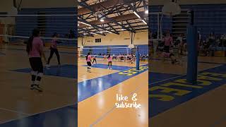 Spike like a boss 15U volleyball practice at ccvv volleyball viral spike girls volleyball [upl. by Wendalyn640]