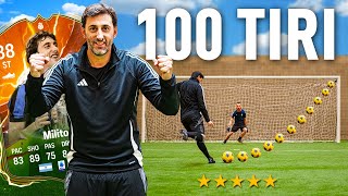 🎯⚽️100 TIRI CHALLENGE IL PRINCIPE DIEGO MILITO  Quanti Goal Segnerà su 100 tiri [upl. by Yentruocal]