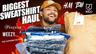 10 Best Budget SweatshirtHoodie Haul For Men 🔥 Winter 2023  HampM Campus Sutra Weezy  ONE CHANCE [upl. by Eloken]