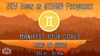 ♊ Gemini NEW Moon May 2022 🌑 New Moon May 30th Meditation Music  852 Hz  Mars in Aries 2022 [upl. by Yram]