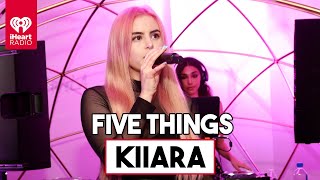 Kiiara Talks 5 Things About Her New Single quotI Still Doquot  Five Things [upl. by Ylrebmic]