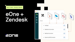 Zendesk Integration with the eOne iPaaS Platform [upl. by Anilev553]