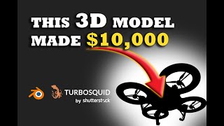 How this 3D Model made 10000 on Turbosquid  Product Reveal and Breakdown [upl. by Pomona499]