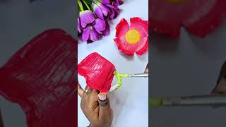 DIY Homemade 🌸 shape cup amp saucer ☕️WOW 😱 shorts youtubeshorts trending diy viral [upl. by Ennovihc999]