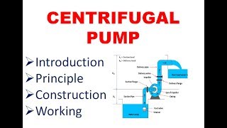 Centrifugal Pump  Construction  Principle  Working [upl. by Suzann]