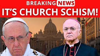 The Catholic Church is Divided Msgr Viganò Accused Its Schism [upl. by Llenwahs]