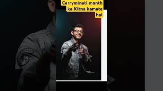 How much income did carryminati generate [upl. by Ytteb132]