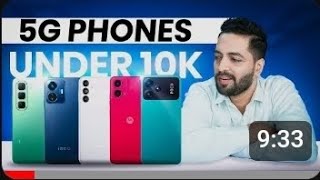 Indias Best 5G Phones Under ₹10000 September 2024 [upl. by Wershba]