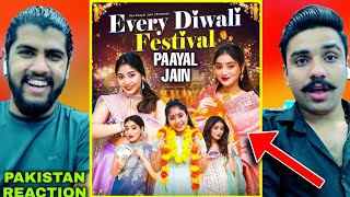 Every Diwali Festival  Ft Tena Jaiin  The Paayal Jain  Pakistan Reaction  Hashmi Reaction [upl. by Eerehs845]