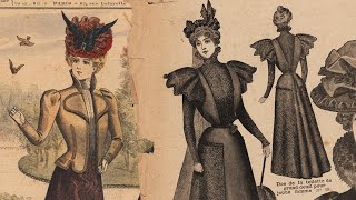 1890s French Fashions  CATALOGING CATALOGS [upl. by Norak]