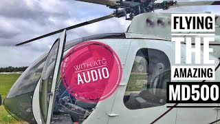 Flying the MD500 Helicopter [upl. by Einor378]