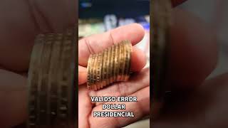 💚💚Dollar con error Valor 50 dolares 💚💚error dollar coin [upl. by Ahc]