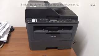 Brother MFCL2710 L2730 TN2310 TN2320 Toner zurücksetzen [upl. by Qerat]