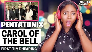 SINGER REACTS  FIRST TIME HEARING Pentatonix  Carol of the Bells REACTION😱 [upl. by Hilda]