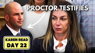 Karen Read Day 22 recap  FIXED Sally Port Video  Trooper Proctor testifies [upl. by Favian]