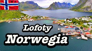 Norwegia Lofoty i piękne plaże i czerwone domki [upl. by Gib]