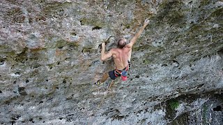 Falesia di Cavazzo Carnico Ebola 8b [upl. by Scarrow]