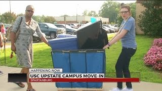 Students move in at USC Upstate [upl. by Spillihp]