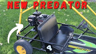 Harbor freight 670cc Vtwin buggy Rips after mods [upl. by Mailiw29]