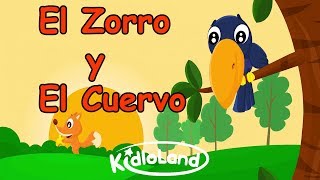 Fábulas de Esopo  El Zorro y El Cuervo  Historias Morales para Niños  Cuentos en Español [upl. by Nisen]