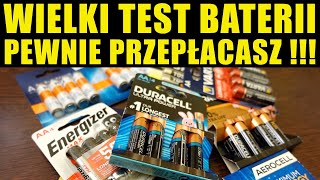 Wielki Test Baterii AA  R6  które najlepsze Które opłacalne Za które przepłacasz [upl. by Rufus279]