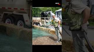 Hydroseeding technique for growing grass on dry land facts [upl. by Panther253]