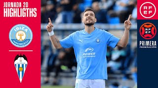 Resumen PrimeraFederación  UD Ibiza 30 CD Alcoyano  Jornada 20 Grupo 2 [upl. by Biancha]