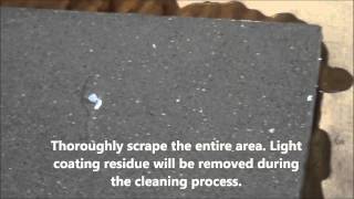 How to Remove Clearcoats amp Sealers from Countertops [upl. by Attelrak176]