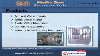 Water Treatment Plants amp Filling Machines by Madho Ram Engineering Works Ambala [upl. by Ahsyen]