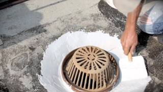 How to repair and seal roof drains [upl. by Wesa]