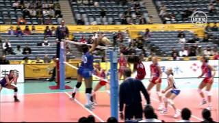 Leyla Chihuan en el mundial de voley femenino Japón 2010 HD [upl. by Chapen]