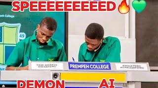 How Prempeh College Destroyed Mawuli school in speed race  NSMQ 2023 [upl. by Tiersten550]