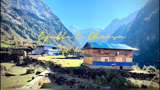 Kanchenjunga base camp trek Gyabla to Ghunsa [upl. by Nire]