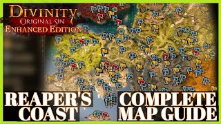 Divinity Original Sin 2  Reapers Coast map complete Guide  Act 2 guide [upl. by Erapsag]