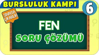 6 Sınıf Fen Soru Çözümü  Bursluluk Kampı 2021 [upl. by Rexana299]